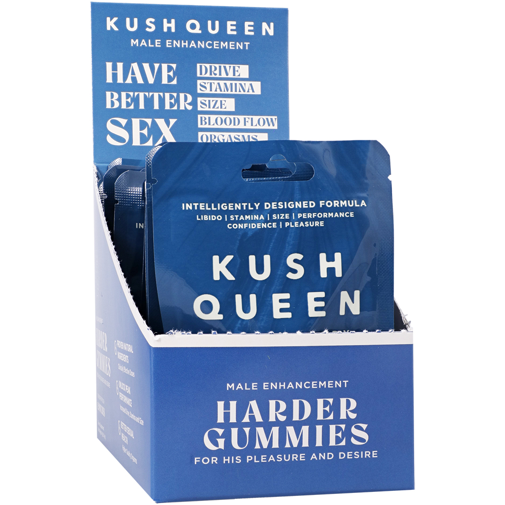 Kush Queen Harder Gummies Male Enhancement 10Ct Display 1 Kush Queen Harder Gummies Male Enhancement 10Ct Display