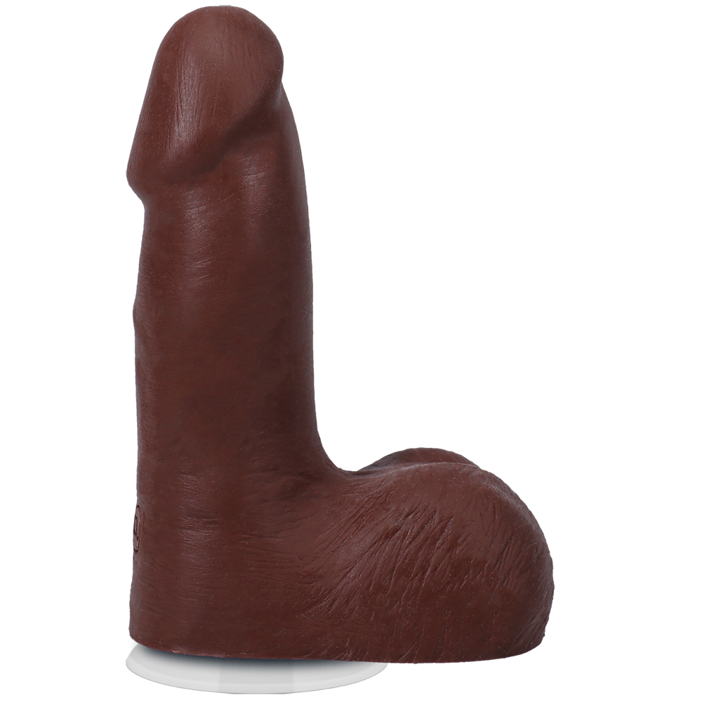 The Realistic Cock Ultraskyn 5" With Balls Chocolate 2 The Realistic Cock Ultraskyn 5" With Balls Chocolate - Image 2