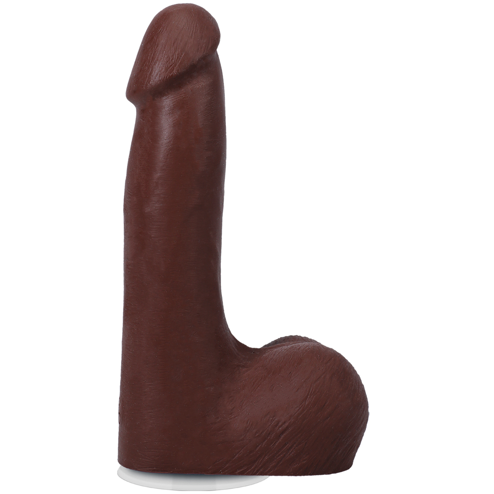The Realistic Cock Ultraskyn 7" With Balls Chocolate 2 The Realistic Cock Ultraskyn 7" With Balls Chocolate - Image 2