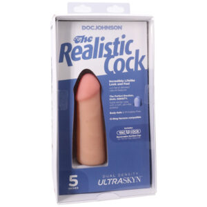 The Realistic Cock Ultraskyn 5" Vanilla
