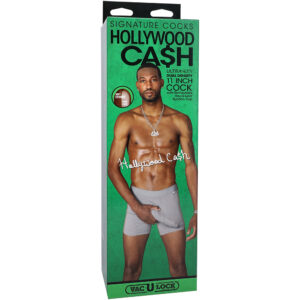 Signature Cocks Hollywood Cash 11" Ultraskyn Cock With Removable Vac-U-Lock Suction Cup Chocolat