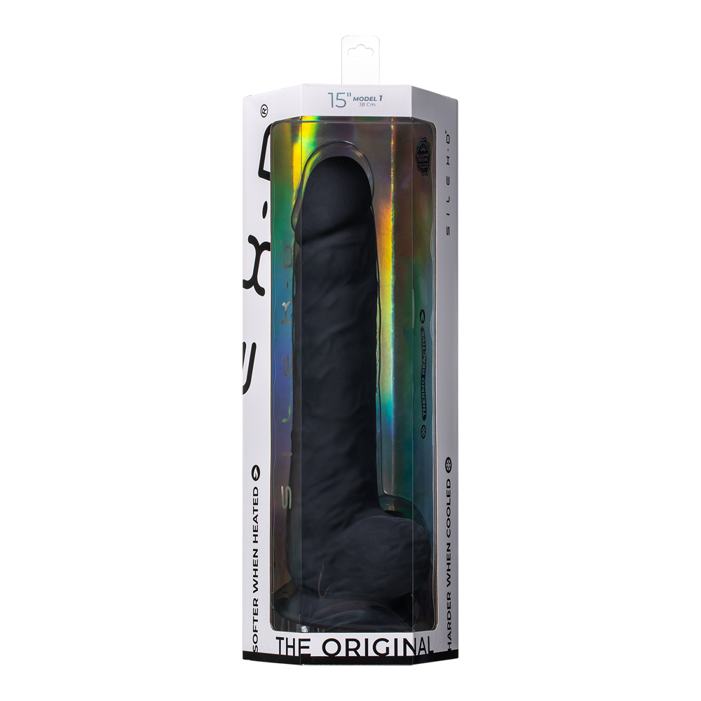 Silex-D The Original Model 1 Dildo 15" Black 1 Silex-D The Original Model 1 Dildo 15" Black