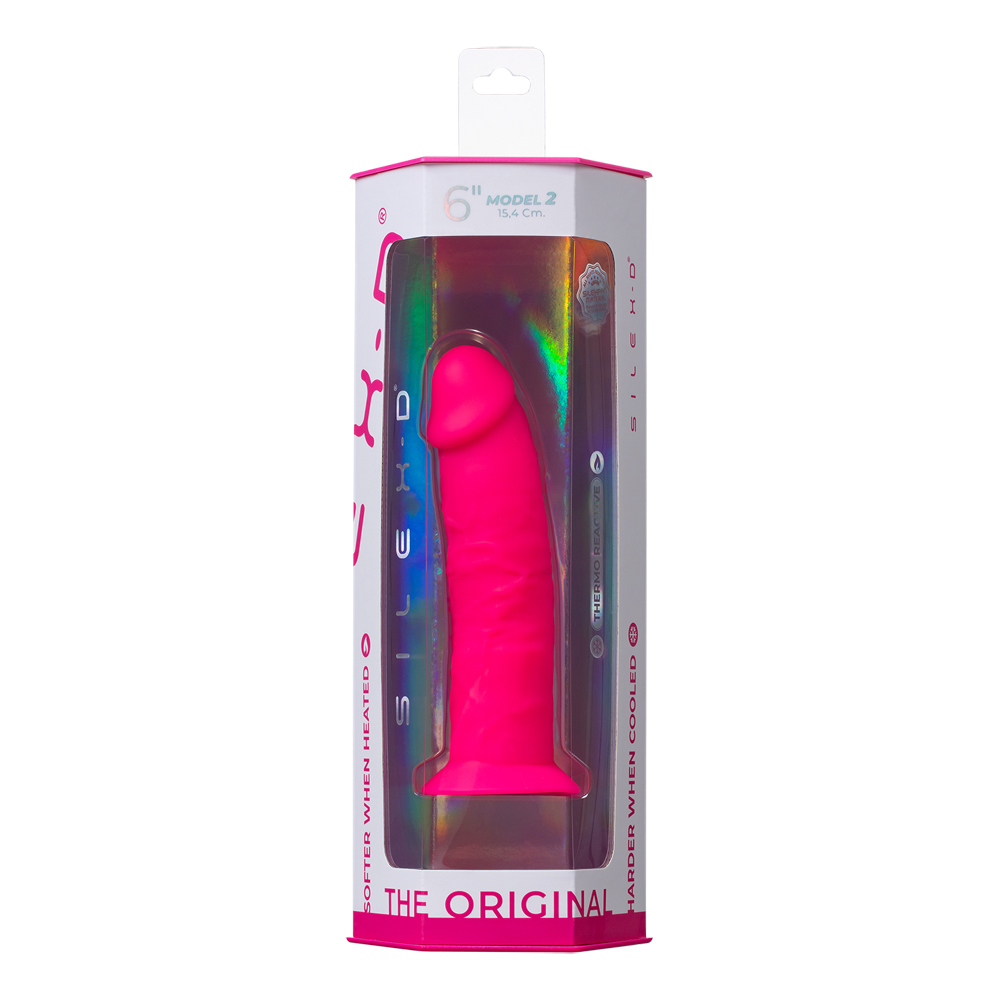 Silex-D The Original Model 2 Dildo 6" Pink 1 Silex-D The Original Model 2 Dildo 6" Pink