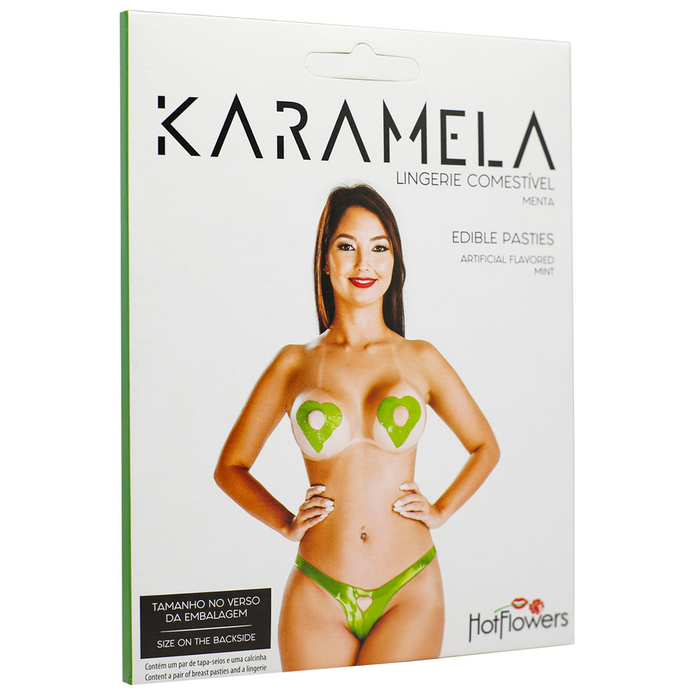 Edible Lingerie Karamela Mint O/S 1 Edible Lingerie Karamela Mint O/S