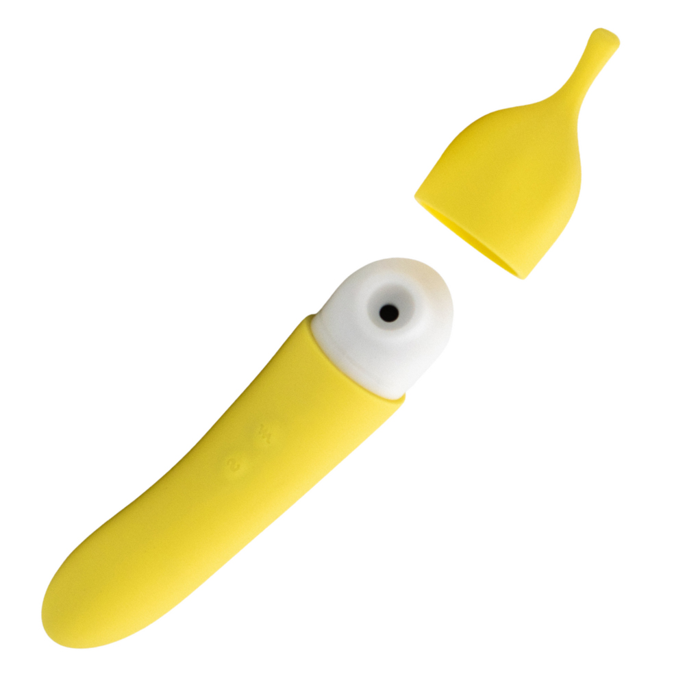 Banana Cream Air Pulse & G-Spot Vibrator 2 Banana Cream Air Pulse & G-Spot Vibrator - Image 2
