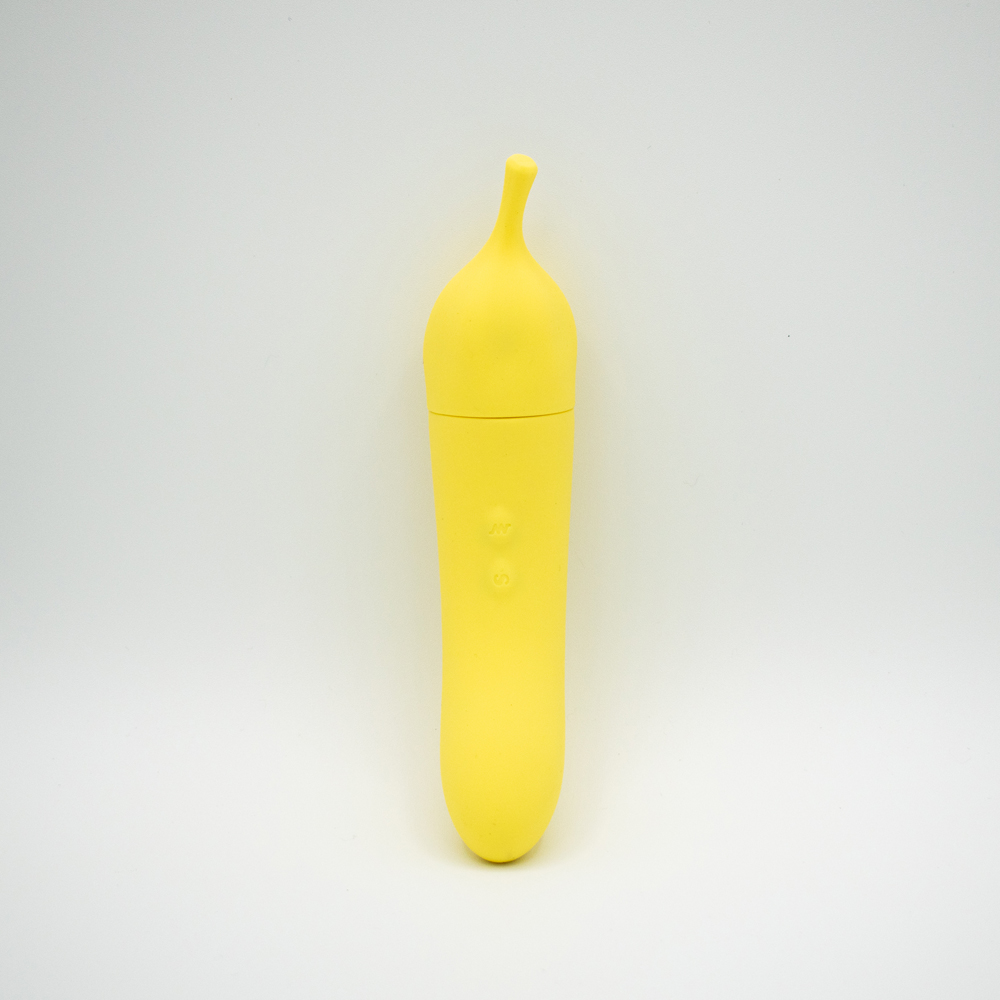 Banana Cream Air Pulse & G-Spot Vibrator 3 Banana Cream Air Pulse & G-Spot Vibrator - Image 3