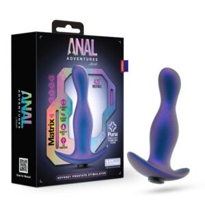 Anal Adventures Matrix Odyssey Prostate Stimulator Space Age Blue