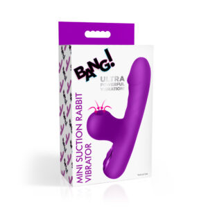 Bang! Mini Suction Rabbit Vibrator Purple