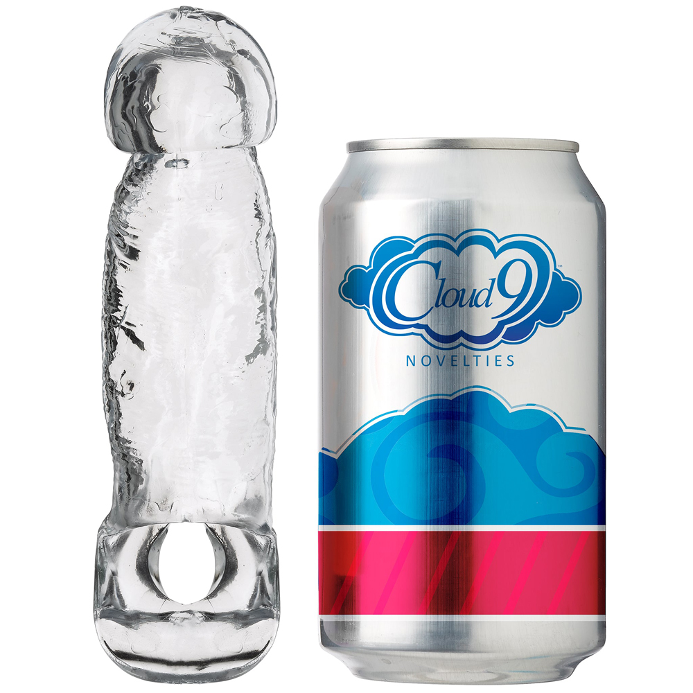 Cloud 9 Clear Round Penis Sleeve 4-1/2" 3 Cloud 9 Clear Round Penis Sleeve 4-1/2" - Image 3