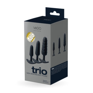Trio Anal Plug Set Black