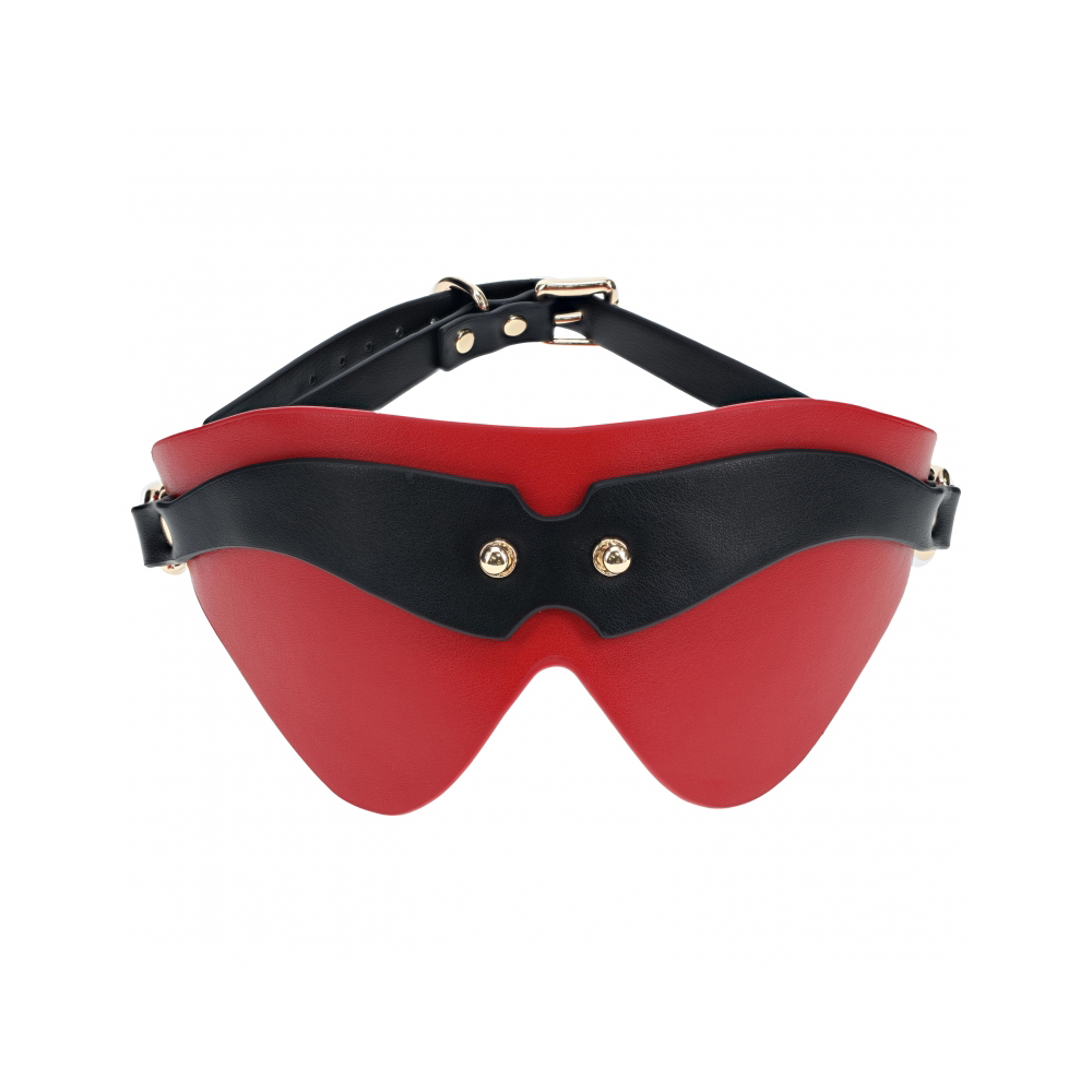 Ouch! Milan Collection Blindfold Black/Red 1 Ouch! Milan Collection Blindfold Black/Red