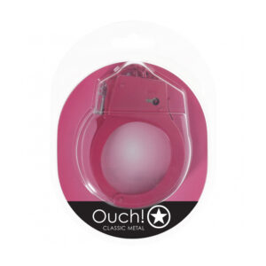 Ouch! Classic Metal Handcuffs Pink