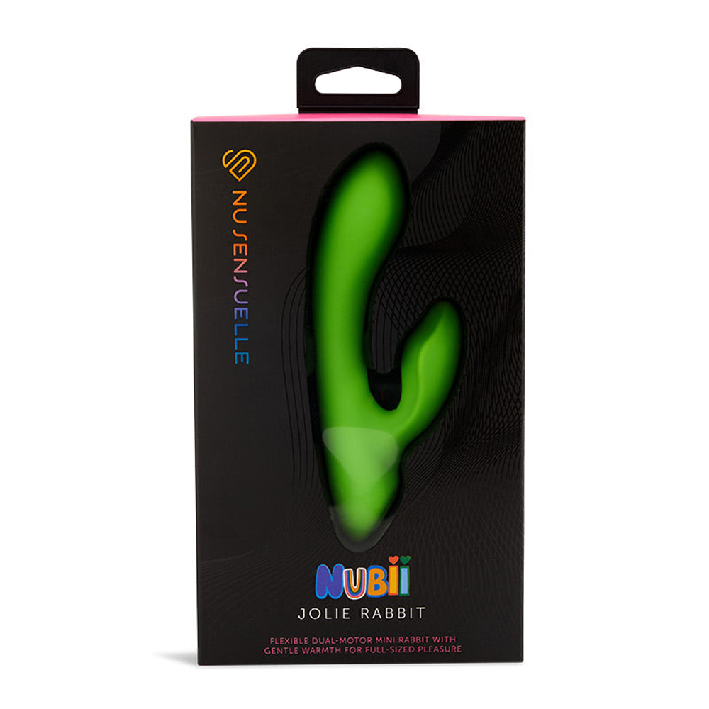 Jolie Nubii Warming Mini Rabbit Lime Green 1 Jolie Nubii Warming Mini Rabbit Lime Green