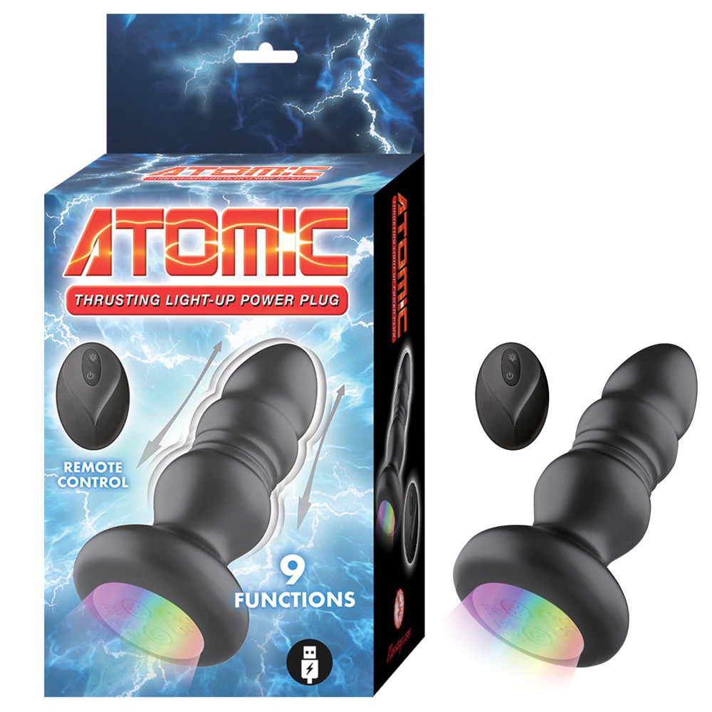 Atomic Thrusting Light-Up Power Plug Black 1 Atomic Thrusting Light-Up Power Plug Black