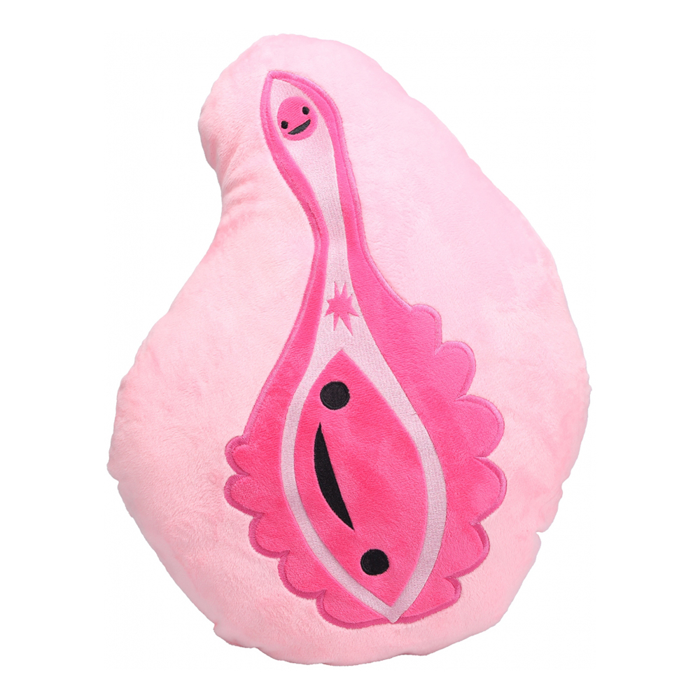 S-Line Pussy Pillow Plushie With Storage Pouch Pink 1 S-Line Pussy Pillow Plushie With Storage Pouch Pink