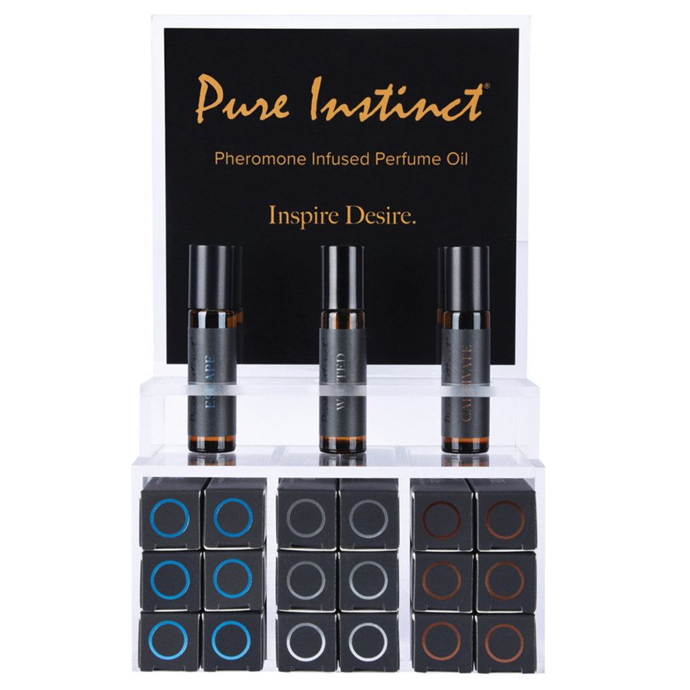 Pure Instinct Pheromone Perfume Oil 22Pc Display 1 Pure Instinct Pheromone Perfume Oil 22Pc Display