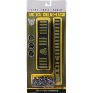 Fort Troff Tactical Collar & Leash Black/Green
