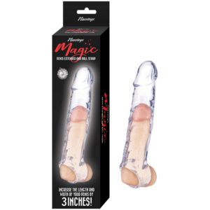 Magic Penis Extender & Ball Strap 6.5" Clear