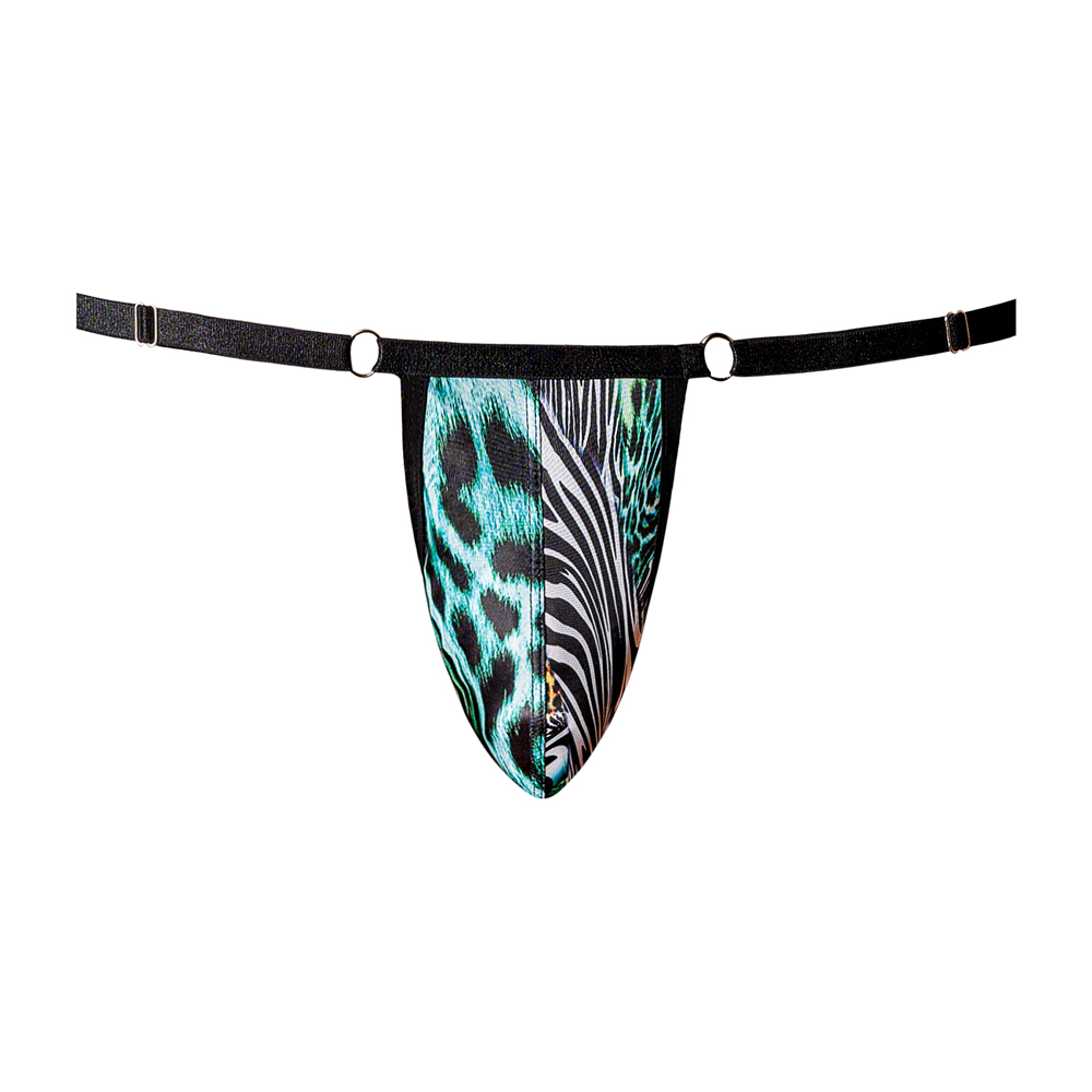 Go Wild! Adjustable G-String Multi Animal One Size 2 Go Wild! Adjustable G-String Multi Animal One Size - Image 2