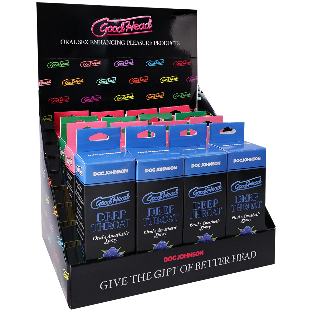 Goodhead Deep Throat Spray Display 1 Goodhead Deep Throat Spray Display