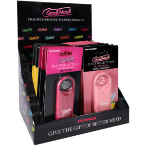 Goodhead Deep Throat & Juicy Head Spray To-Go Display