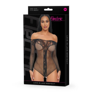 Electric Lingerie Love In Lace Bodysuit O/S