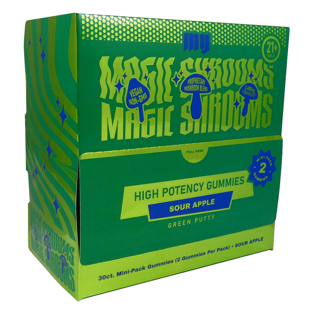 MMS Magic Mini 2-Pack Gummies 30 Count Display Green Putty (Sour Apple) 1 MMS Magic Mini 2-Pack Gummies 30 Count Display Green Putty (Sour Apple)