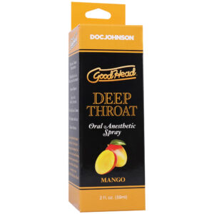 Goodhead Deep Throat Spray Mango 2 oz.
