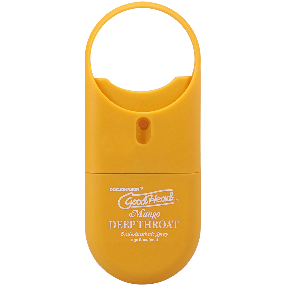 Goodhead Deep Throat Spray To-Go Mango .30 oz. 2 Goodhead Deep Throat Spray To-Go Mango .30 oz. - Image 2