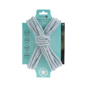 Ouch! Bondage Rope 10 Meter Nylon Powder Blue