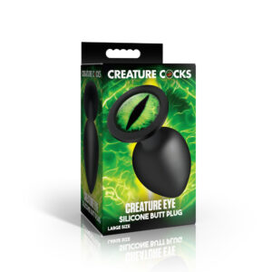 Creature Cocks Creature Green Eye Silicone Butt Plug Large
