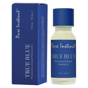 Pure Instinct Pheromone Perfume Oil With Dropper True Blue 0.50 oz.