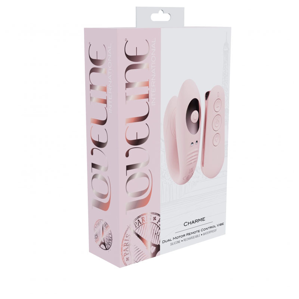 Loveline Charme Dual Motor Vibe Pink 1 Loveline Charme Dual Motor Vibe Pink