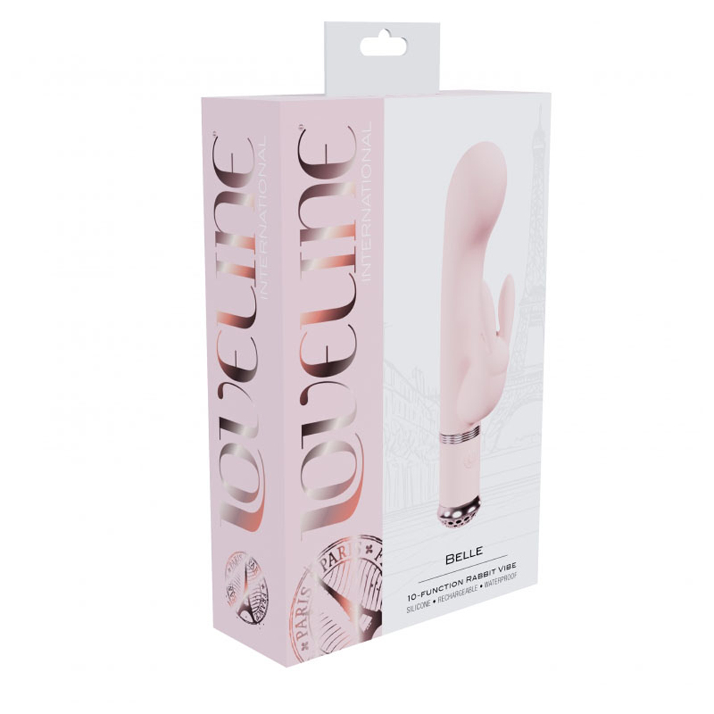Loveline Belle Rabbit Vibe Pink 1 Loveline Belle Rabbit Vibe Pink