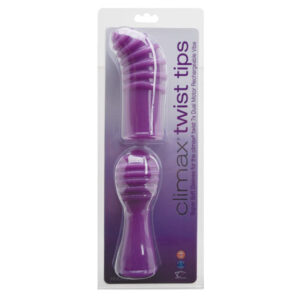Climax Twist Tips Ribbed Vibe Purp