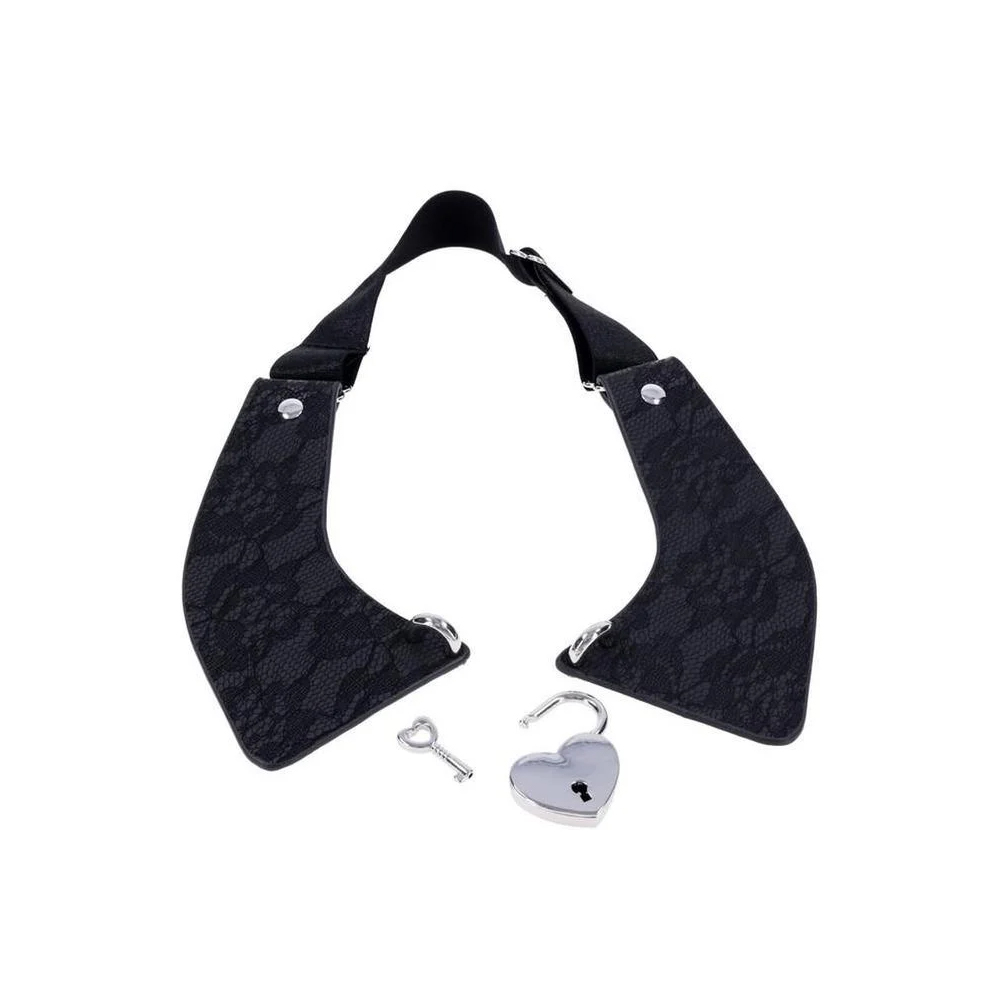 S&M Heartbound Lace Day Collar 2 S&M Heartbound Lace Day Collar - Image 2