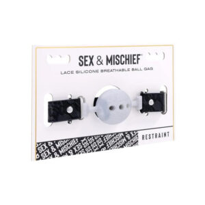 S&M Lace Silicone Breathable Ball Gag