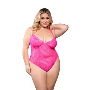 Juliette Crotchless Teddy 3X/4X (Garment Only - No Box)