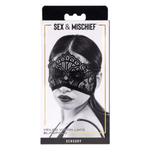 S&M Veiled Vision Lace Blindfold