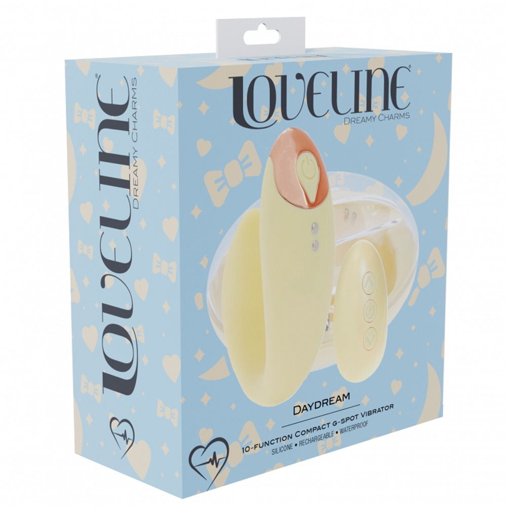 Loveline Daydream Vibrator Yellow 1 Loveline Daydream Vibrator Yellow