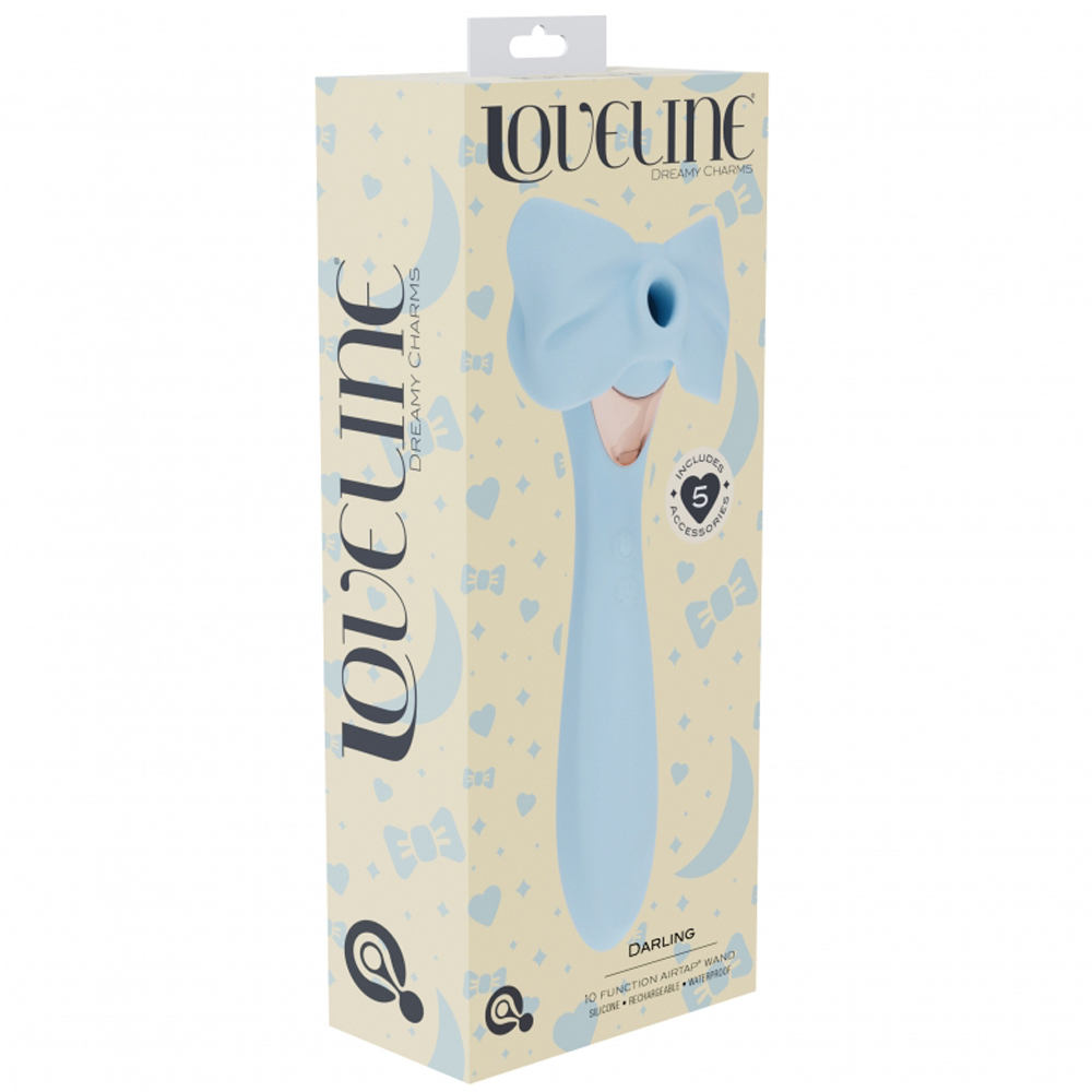 Loveline Darling Airtaptech Vibrator Blue 1 Loveline Darling Airtaptech Vibrator Blue
