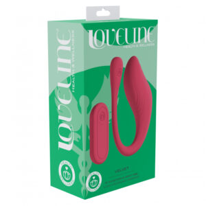 Loveline Velvet G-Spot Vibe W/ Remote Pink