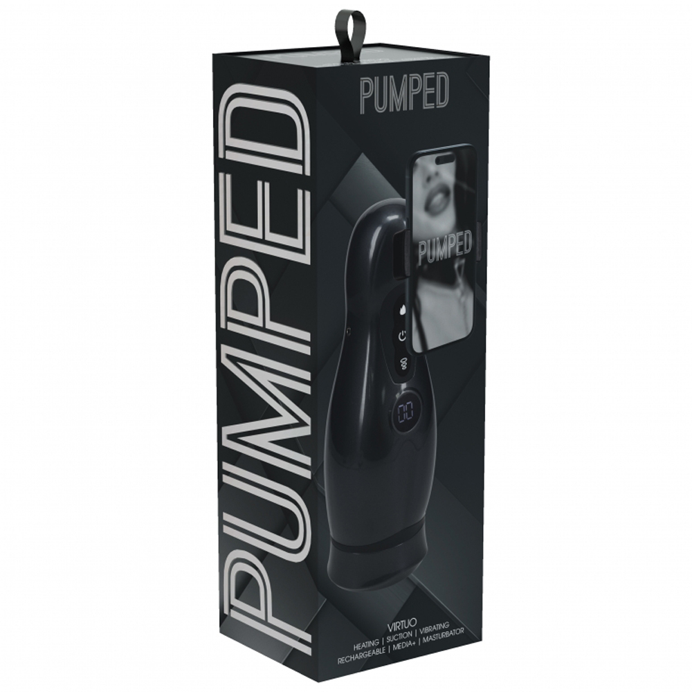 Pumped Virtuo Masturbator Gun Metal 1 Pumped Virtuo Masturbator Gun Metal