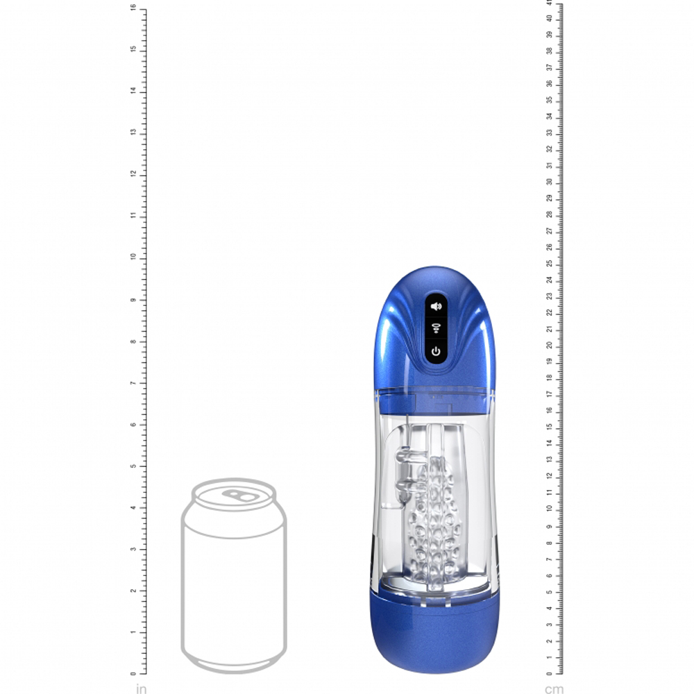 Pumped Sonicpull Masturbator Metallic Blue 3 Pumped Sonicpull Masturbator Metallic Blue - Image 3