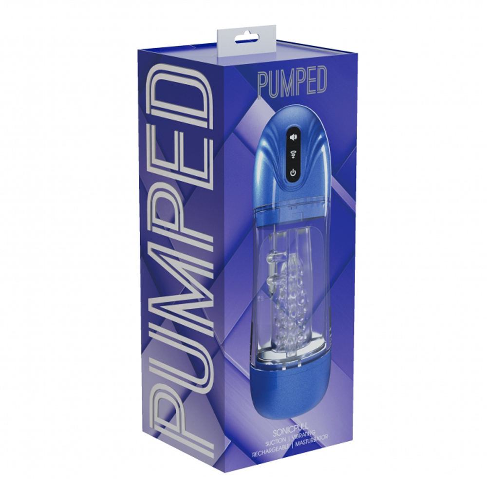 Pumped Sonicpull Masturbator Metallic Blue 1 Pumped Sonicpull Masturbator Metallic Blue