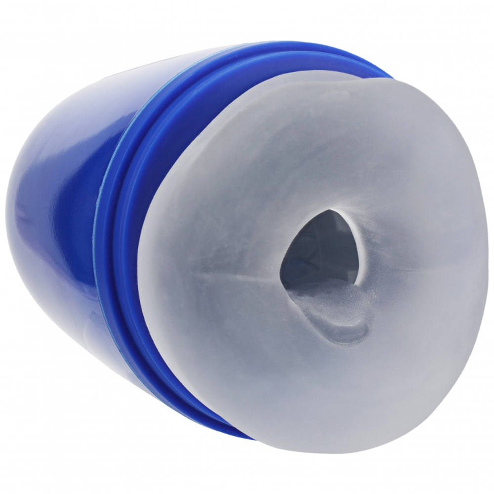 Pumped Vibrobator Masturbator Metallic Blue 2 Pumped Vibrobator Masturbator Metallic Blue - Image 2