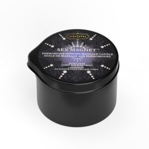 Sex Magnet Massage Candle W/Pour Spout Blue Lotus 2 oz.