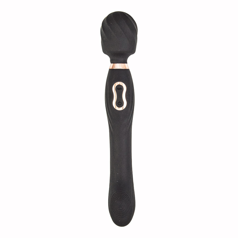 The Beat Dual Pleasure Wand Black 2 The Beat Dual Pleasure Wand Black - Image 2