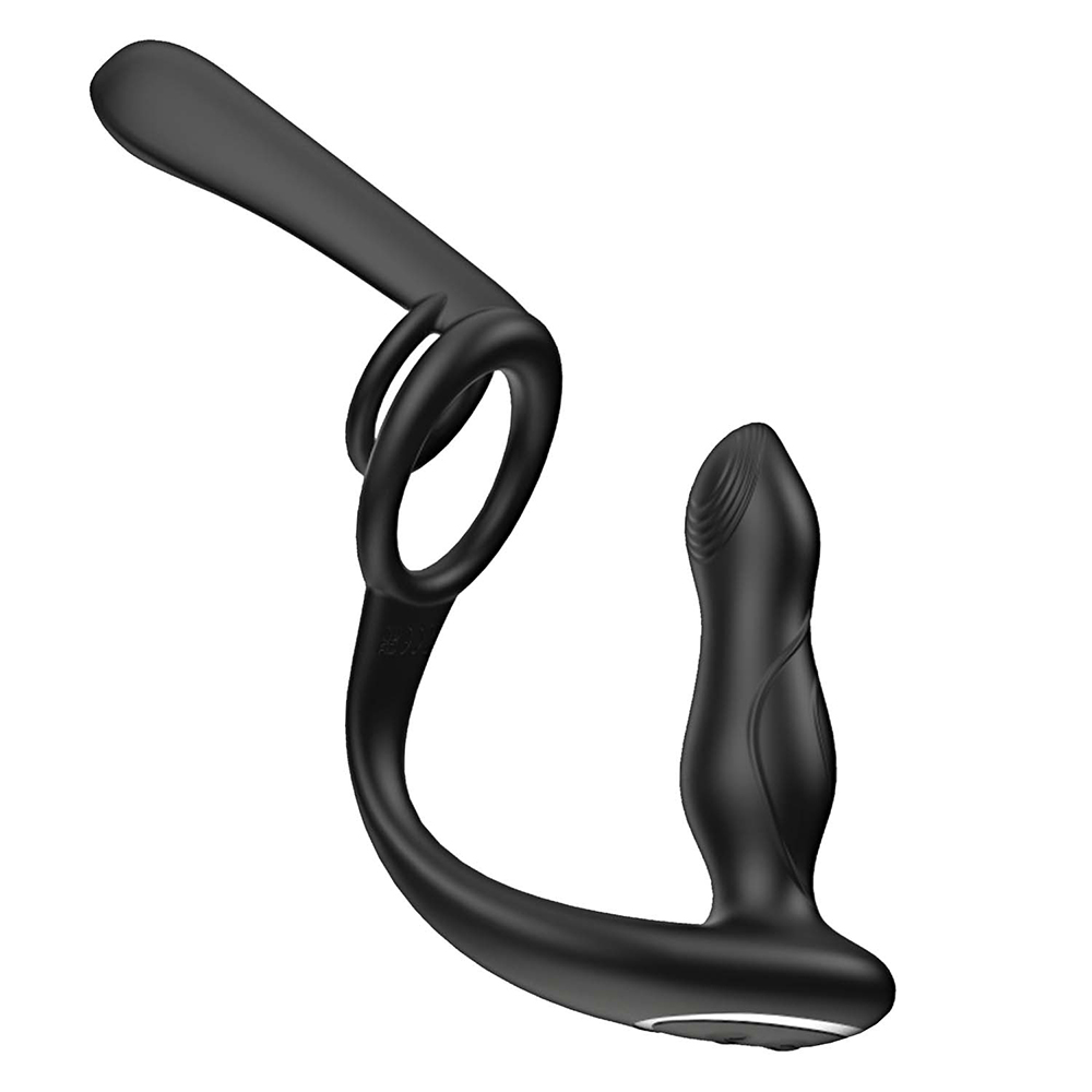 Enhancer Vibro Plug & Penis Sheath Black 2 Enhancer Vibro Plug & Penis Sheath Black - Image 2