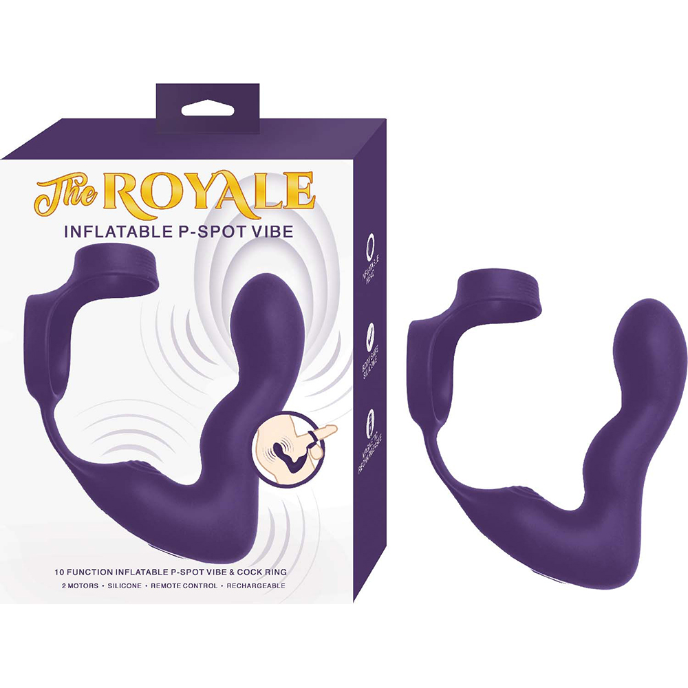 The Royale Inflatable P-Spot Vibe Purple 1 The Royale Inflatable P-Spot Vibe Purple